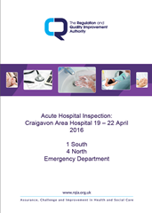 Craigavon Area Hospital Unannounced Inspection Report Published
