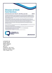 We're Recruiting - Director of Adult Care