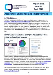 RQIA E-Zine Published